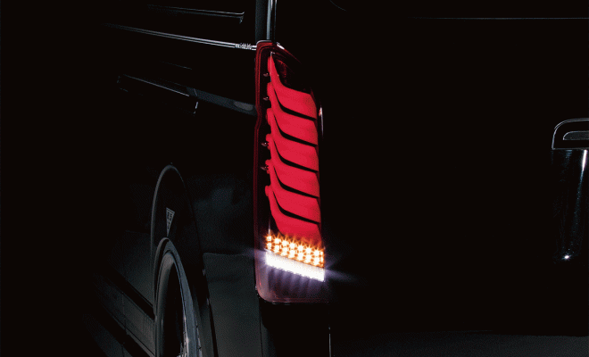 LEDテールランプ 200系ハイエース HIACE インナーレッド 02