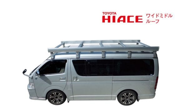 いるほどの ハイエース ルーフキャリア シルバー 補助フレームなし